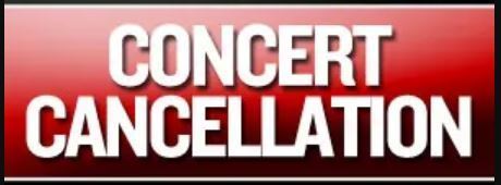 Concert Cancellation